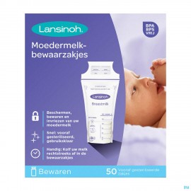 Lansinoh Sachet Conservation Lait Maternel50 40056