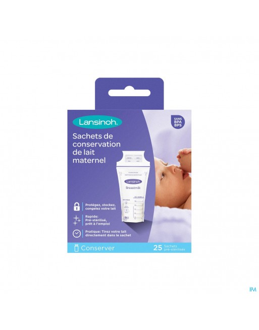 Lansinoh Bewaarzakjes Moedermelk 25 99205