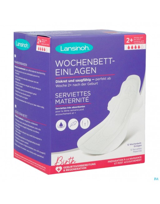 LANSINOH KRAAMVERBAND +2W NA BEVALLING 1