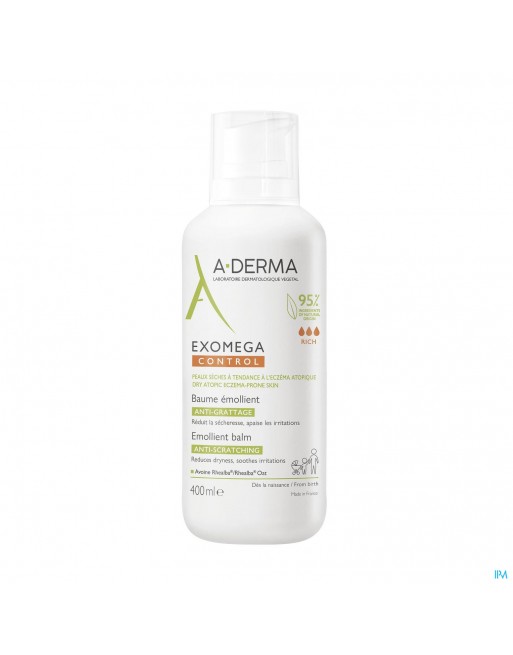 Aderma Exomega Control Baume Emollient 400ml