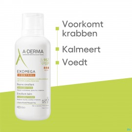 Aderma Exomega Control Baume Emollient 400ml