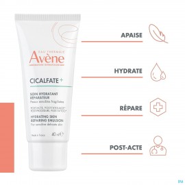 Avene Cicalfate+ Soin Hydra&reparateur Tube 40ml