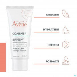 Avene Cicalfate+ Soin Hydra&reparateur Tube 40ml
