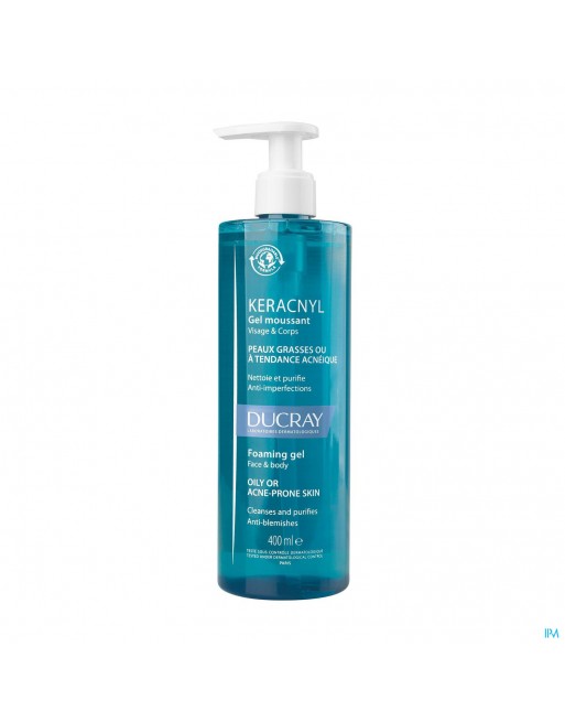 Ducray Keracnyl Gel Moussant 400ml Nf