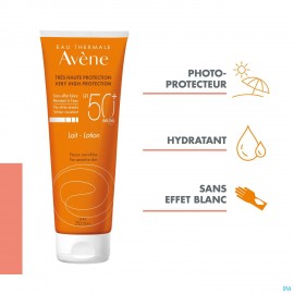 Avene Zonnemelk Zeer Hoge Bescherm. Ip50+ 250ml Nf