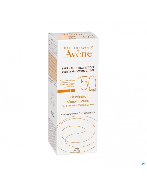 Avene Sol Lait Minerale T.haute Prot.ip50+ 100ml