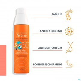 Avene Zonnespray Kind Ip50+ 200ml Nf