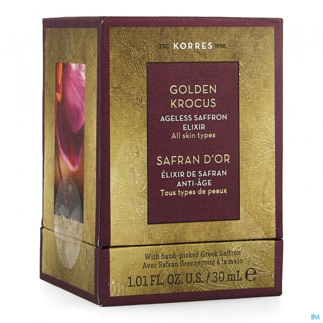 Korres Kf Gouden Krokus Saffron Elixir 30ml