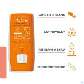 AVENE ZON STICK GEVOELIGE ZONES SPF50+ 8