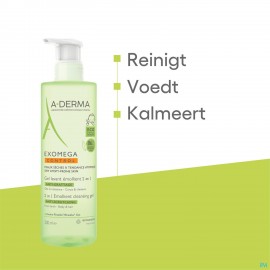 Aderma Exomega Control Reinigingsgel 2in1 500ml