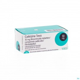 Cetirizine Teva 10mg Filmomh Tabl 100