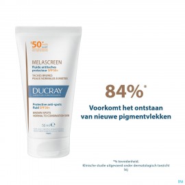 Ducray Melascreen Fluide A/taches Ip50+ 50ml