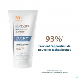 Ducray Melascreen Cr A/pigmentvlekken Ip50+ 50ml
