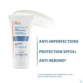 Ducray Keracnyl Fluide Uv50+ A/onzuiverheden 50ml