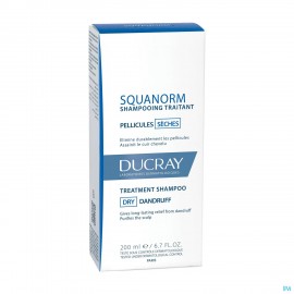 Ducray Squanorm Sh Pellicules Seches 200ml Nf