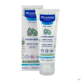 Mustela Bb Hydra Gelaatscreme Droge Huid Tube 40ml