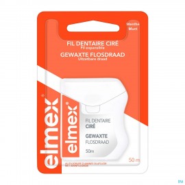 ELMEX® GEWAXTE FLOSDRAAD 50M