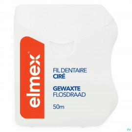 ELMEX® GEWAXTE FLOSDRAAD 50M