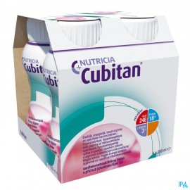 Cubitan fraise           4X200ml