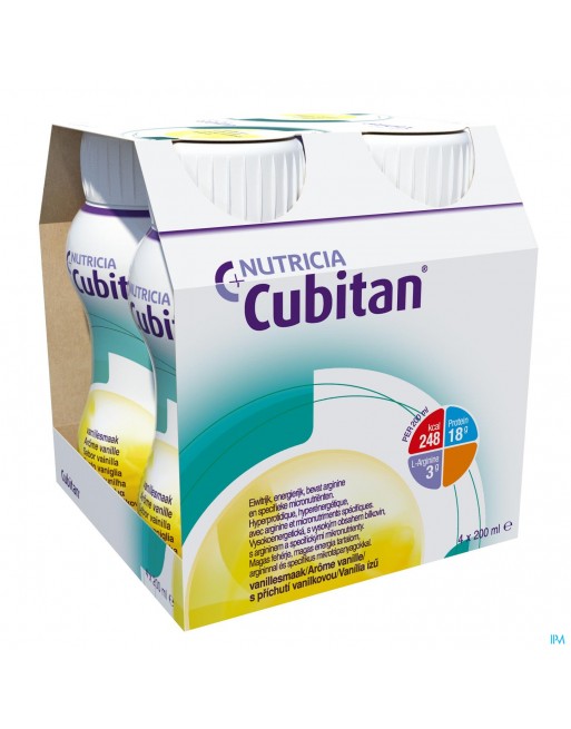 Cubitan vanille           4X200ml