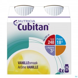 Cubitan vanille           4X200ml