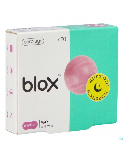 Blox Natuurlijke Was Oordopjes 10 Paar