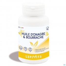 Lepivits Huile Onagre & Bourrache Caps 90