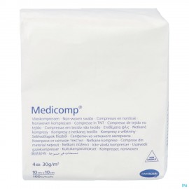 Medicomp 10x10cm 4l. Nst. 100 P/s