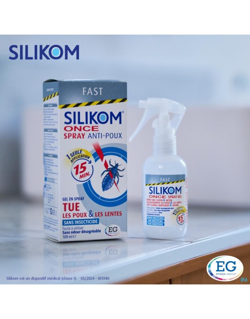 SILIKOM ONCE ANTI-POUX SPRAY 100ML 