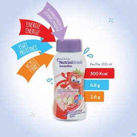 Nutrinidrink Smoothie Zomerfruit Fl 200ml