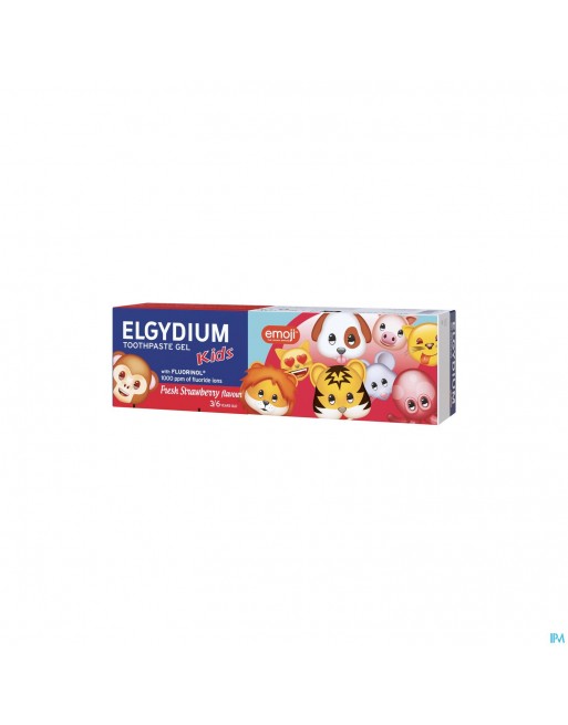 Elgydium Dentifrice Kids Emoji Fraise Givree 50ml