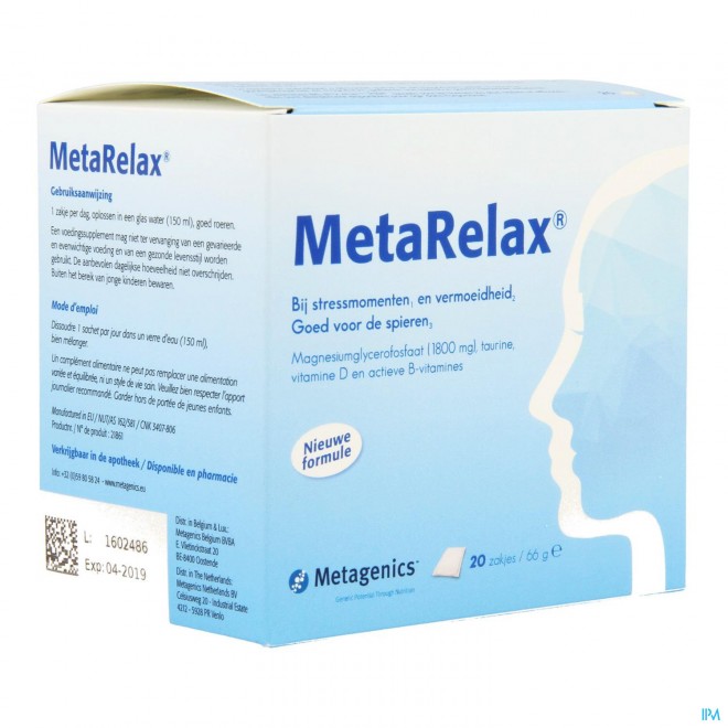 Metarelax Nf Sachet 20 21861 Metagenics