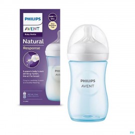 Philips Avent Natural 3.0 Zuigfles Blauw 260ml