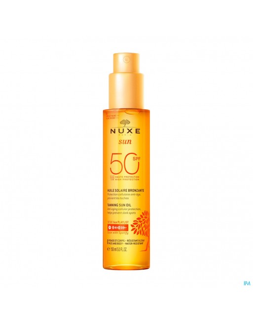 Nuxe Tanning Sun Oil Ip50 Face&body Spray 150ml