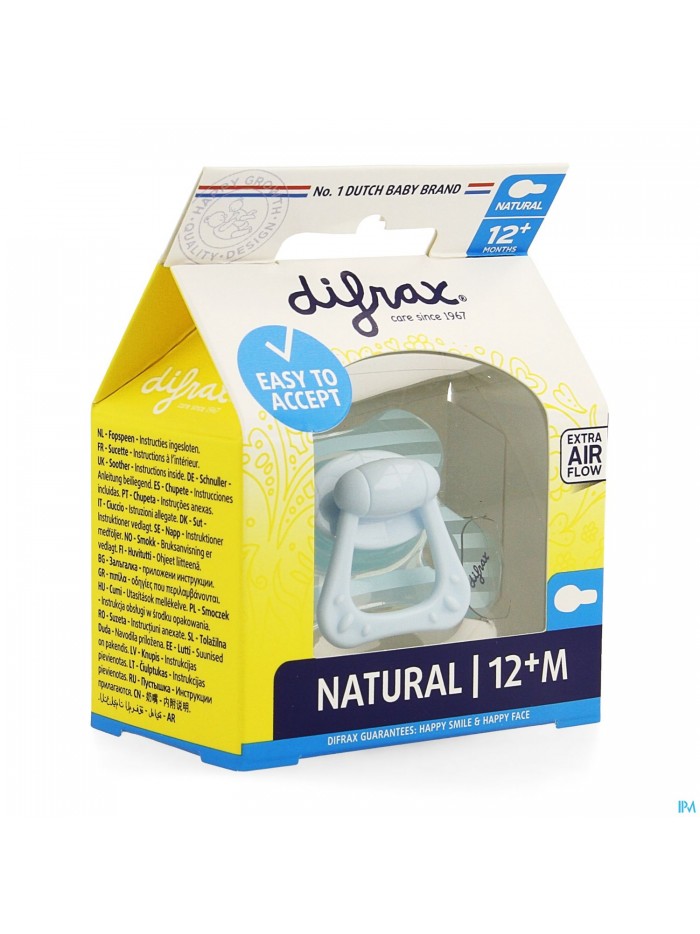 Difrax Sucette Natural 12+ M