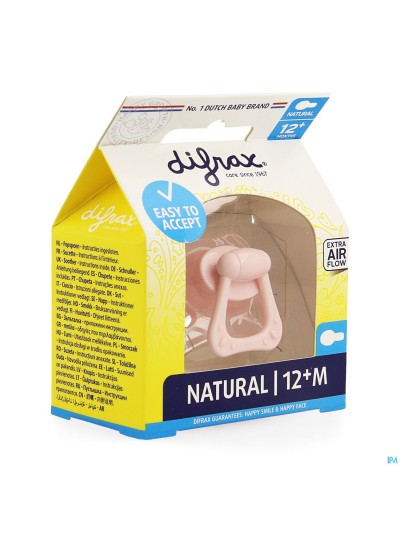 Difrax Sucette Natural 12+ M