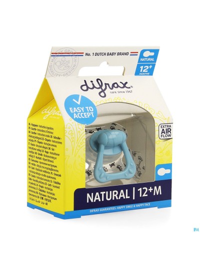 Difrax Sucette Natural 12+ M