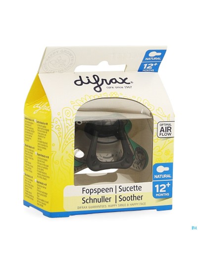 Difrax Sucette Natural 12+ M