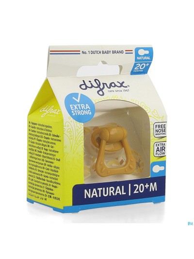 Difrax Fopspeen Natural 20+ M Assorti