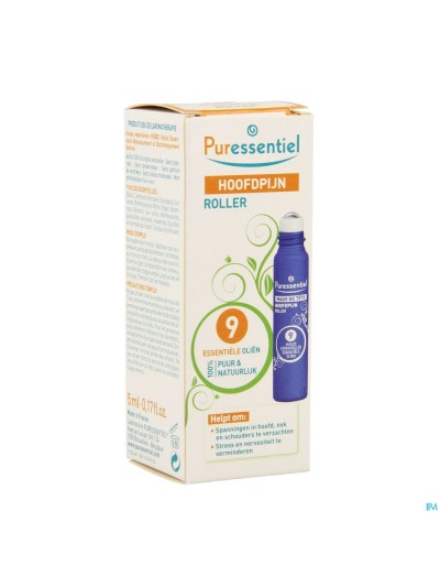Puressentiel Roller Hoofdpijn 9 Ess Olie 5ml