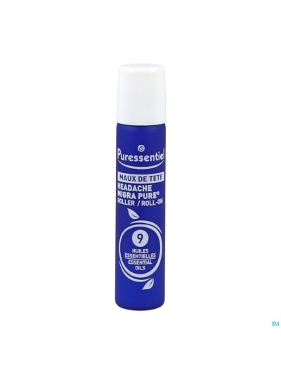 Puressentiel Roller Hoofdpijn 9 Ess Olie 5ml