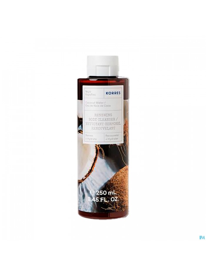 Korres Kb Gel Dche Nett. Corps Eau Noix Coco 250ml