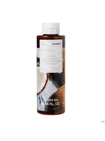 Korres Kb Gel Dche Nett. Corps Eau Noix Coco 250ml