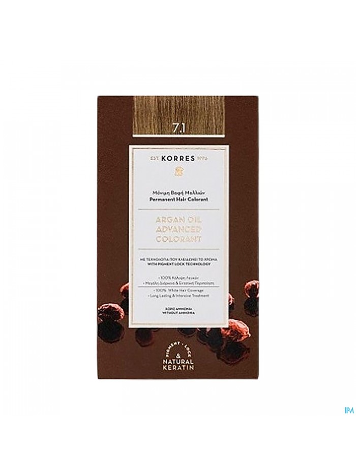 Korres Kh Huile Argan Haute Perf. Ash Blonde 7.1