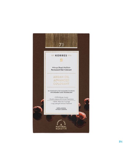 Korres Kh Huile Argan Haute Perf. Ash Blonde 7.1