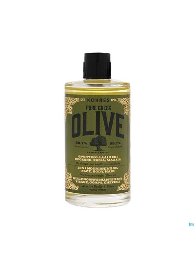 Korres Kf Olive Huile 3en1 Visage Corps Chev.100ml