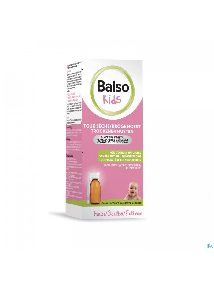 Balso kids sirop toux s/s 125 ml Balso kids sirop toux s/s 125 ml