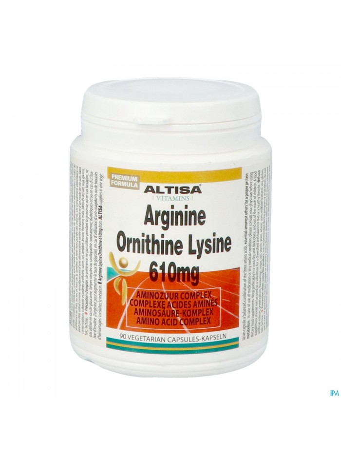 Altisa Arginine Ornithine Lysine V-caps 90 151038