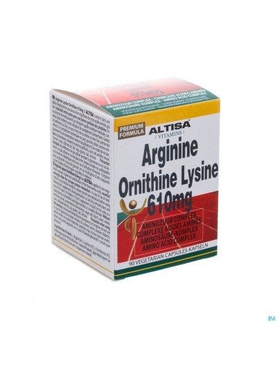 Altisa Arginine Ornithine Lysine V-caps 90 151038