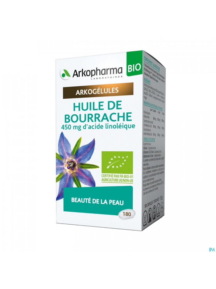 Arkogelules Huile De Bourrache 180